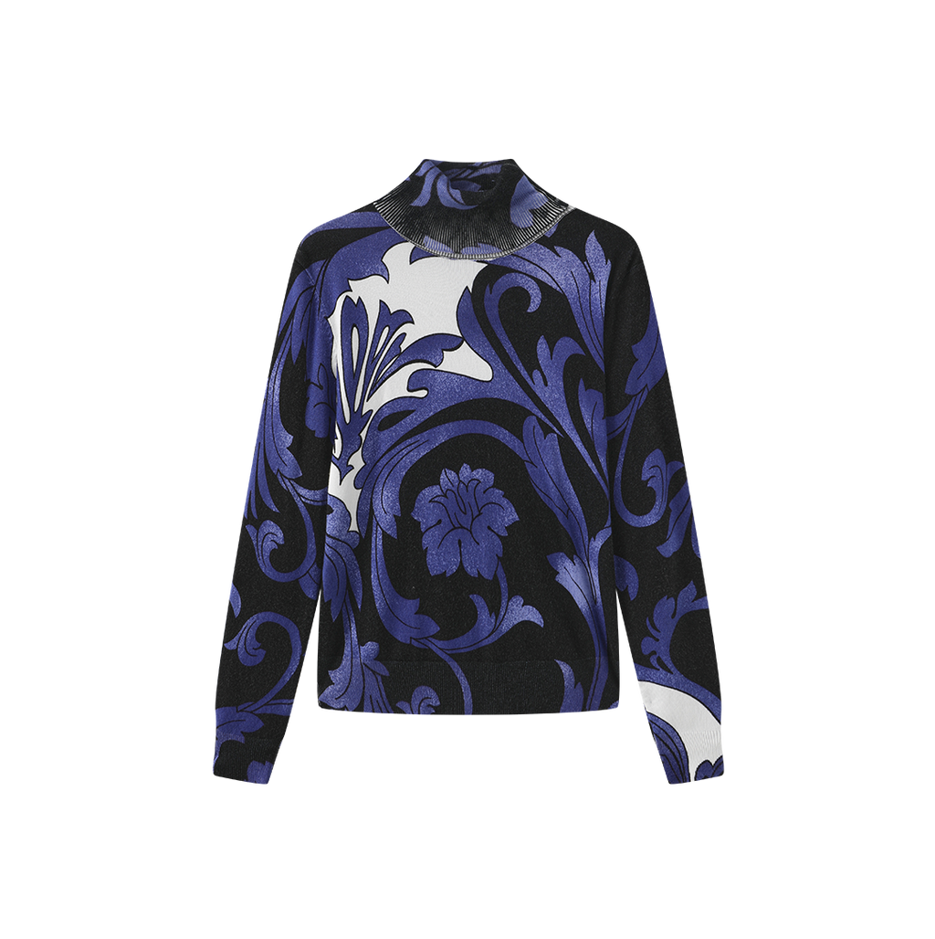 Turtleneck Knit Top – W-27515