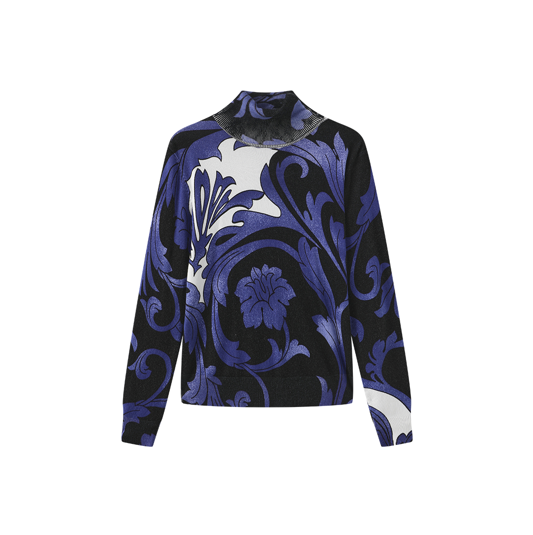 Turtleneck Knit Top – W-27515