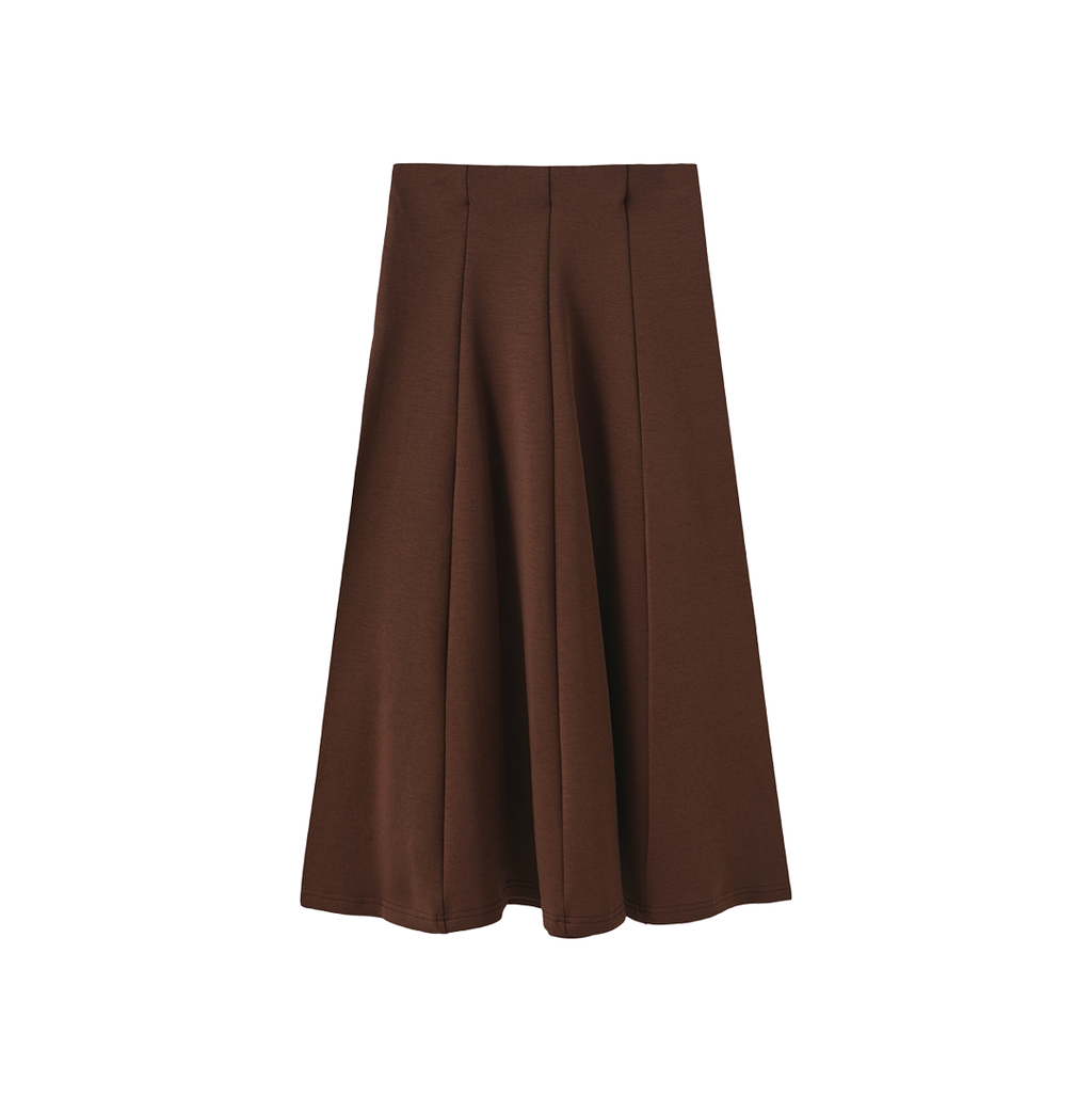 Sweatshirt Paneled Midi Skirt – C-28694