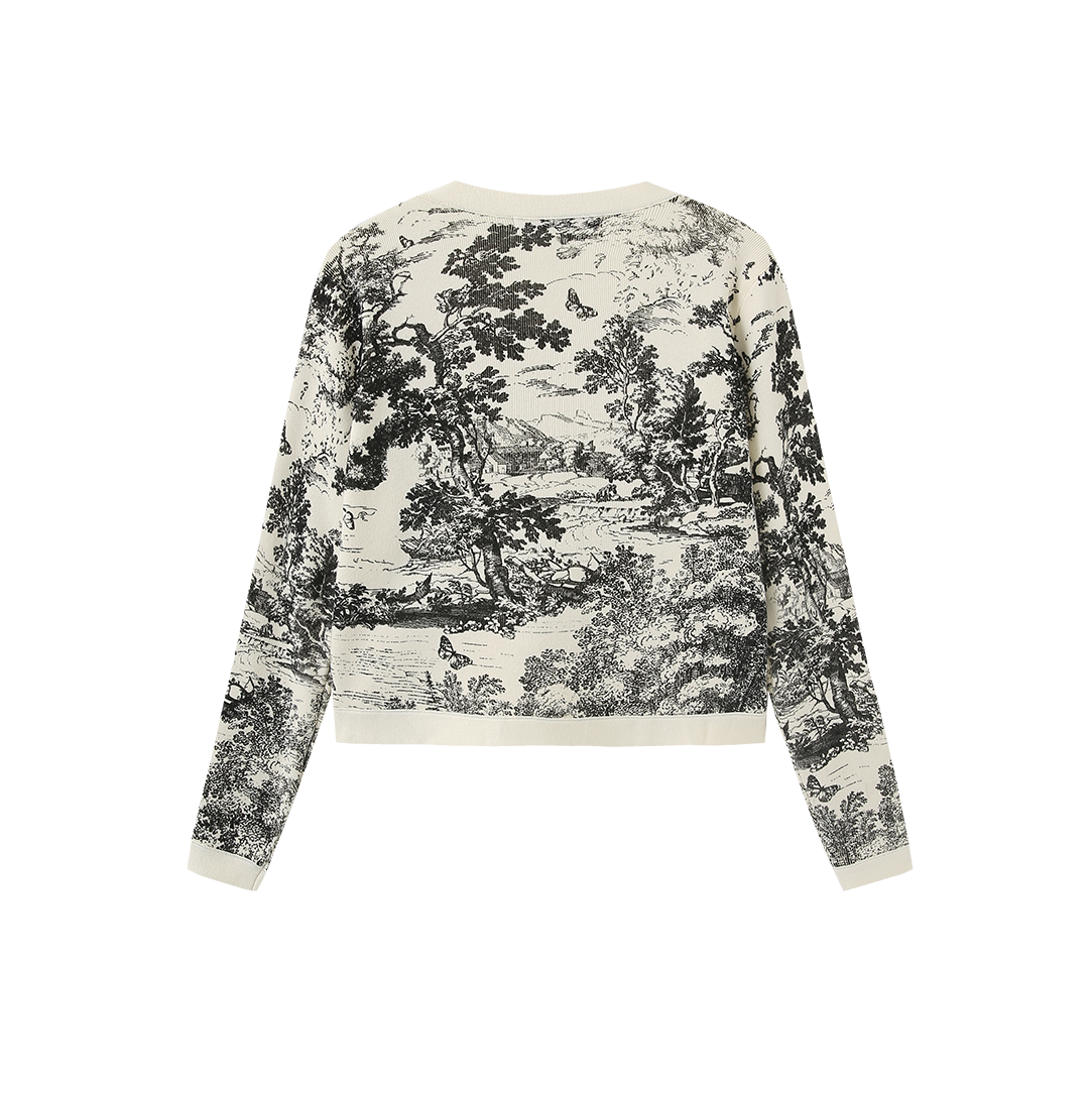 Nome Jungle Print Cardigan – W-28178