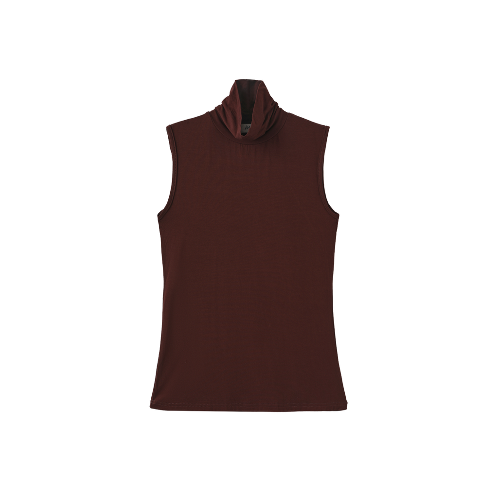 Sleevless Model Turtleneck – W-29096