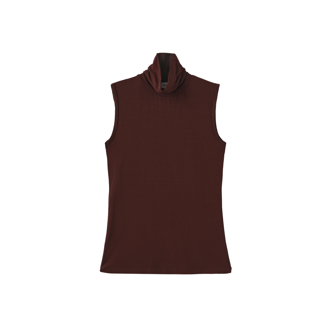 Sleevless Model Turtleneck – W-29096