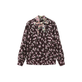 Viola Knit Printed Turtleneck – W-27400