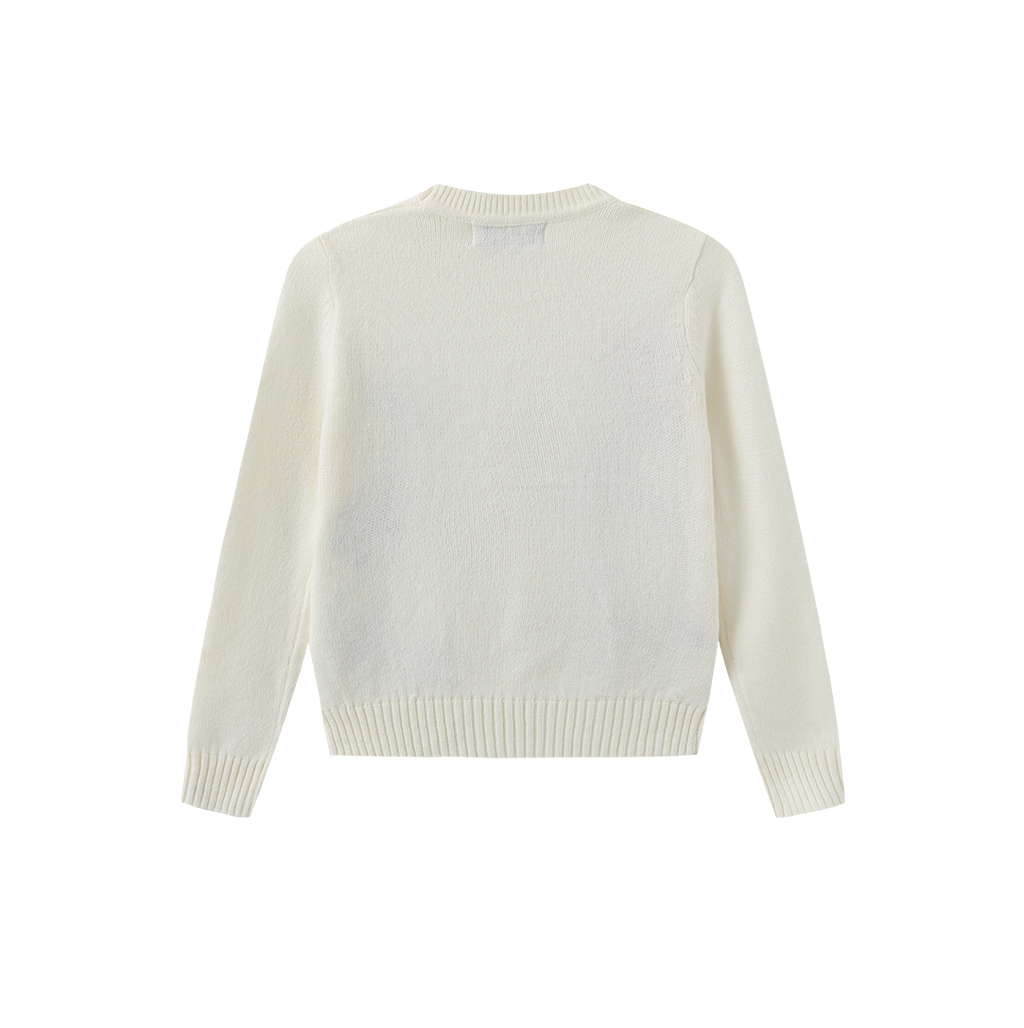 Elon Embroidered Flower Sweater – C-28319