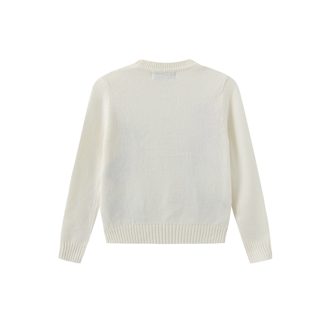 Elon Embroidered Flower Sweater – C-28319