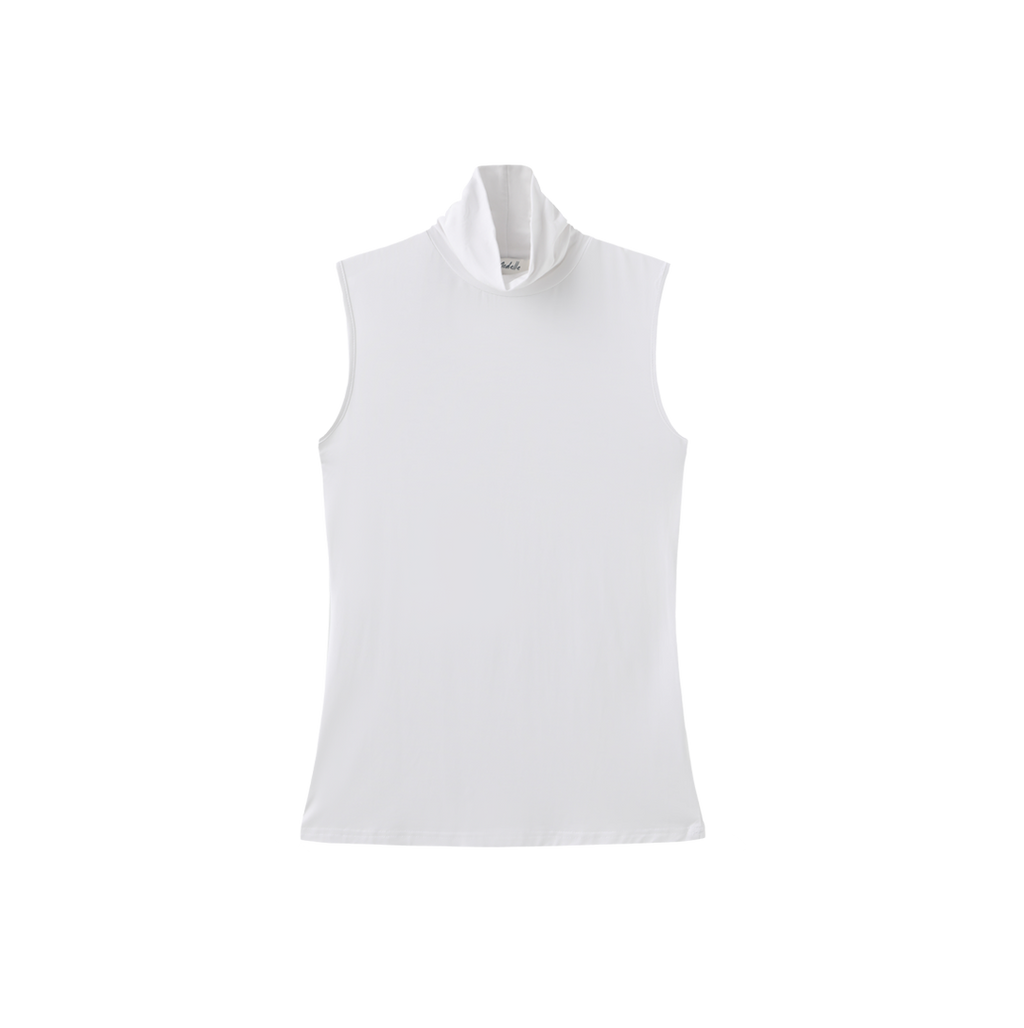 Sleevless Model Turtleneck – W-29096