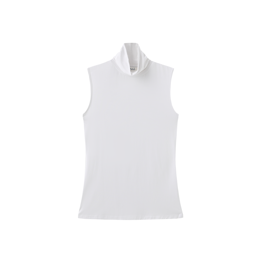 Sleevless Model Turtleneck – W-29096
