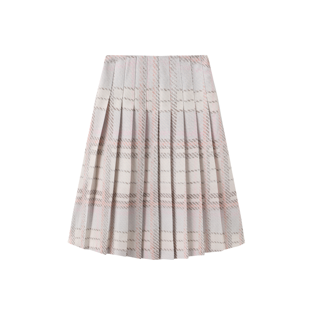 Plaid Printed Pleated Skirt – C-28008