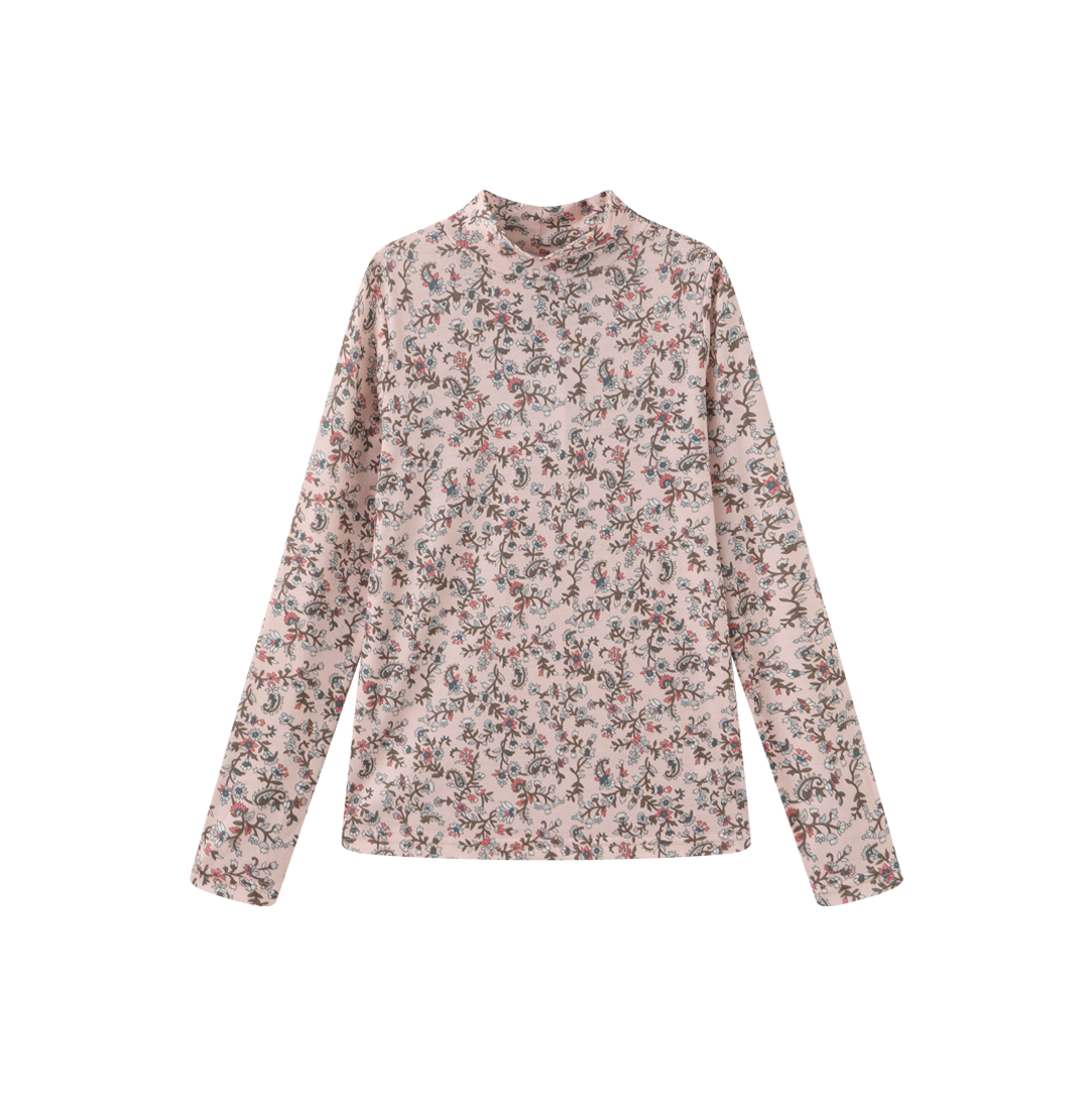 Printed Layering Mock Neck – C-28521
