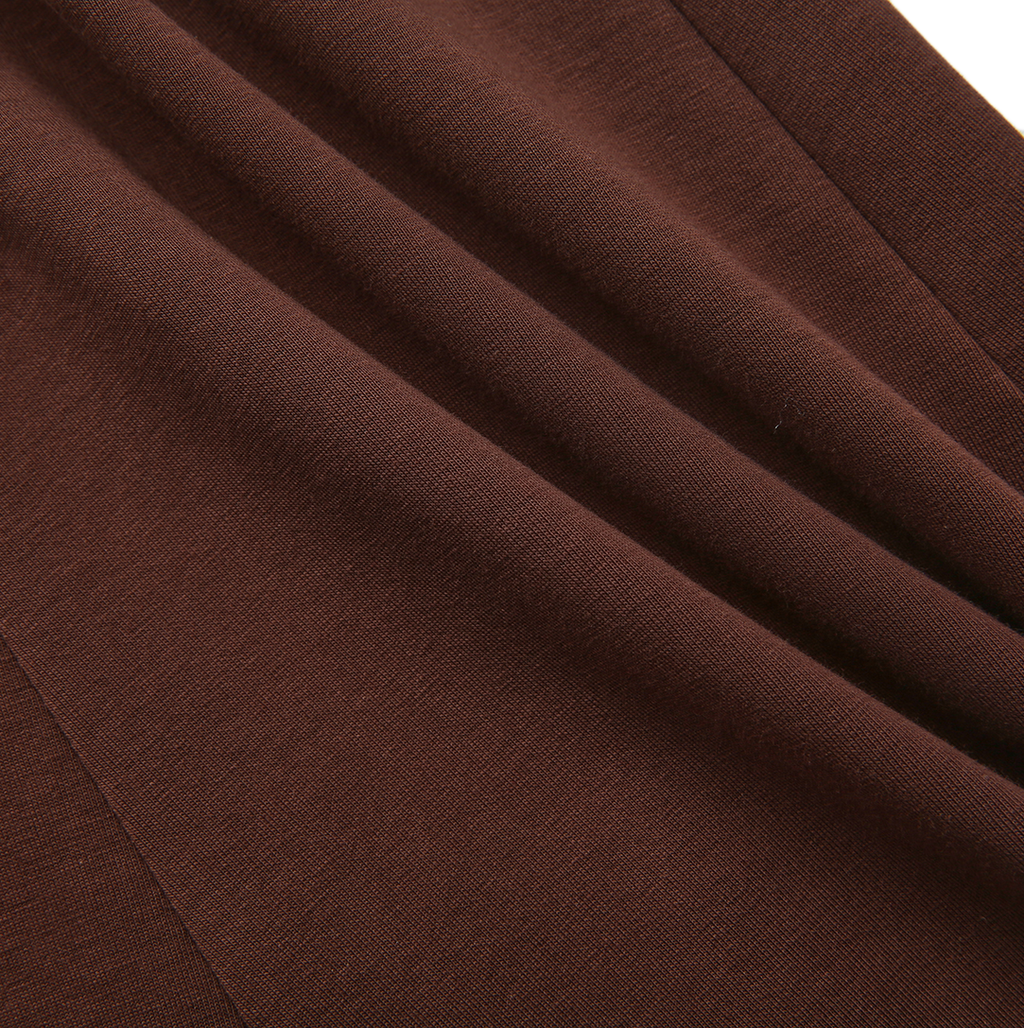 Sweatshirt Paneled Midi Skirt – C-28694