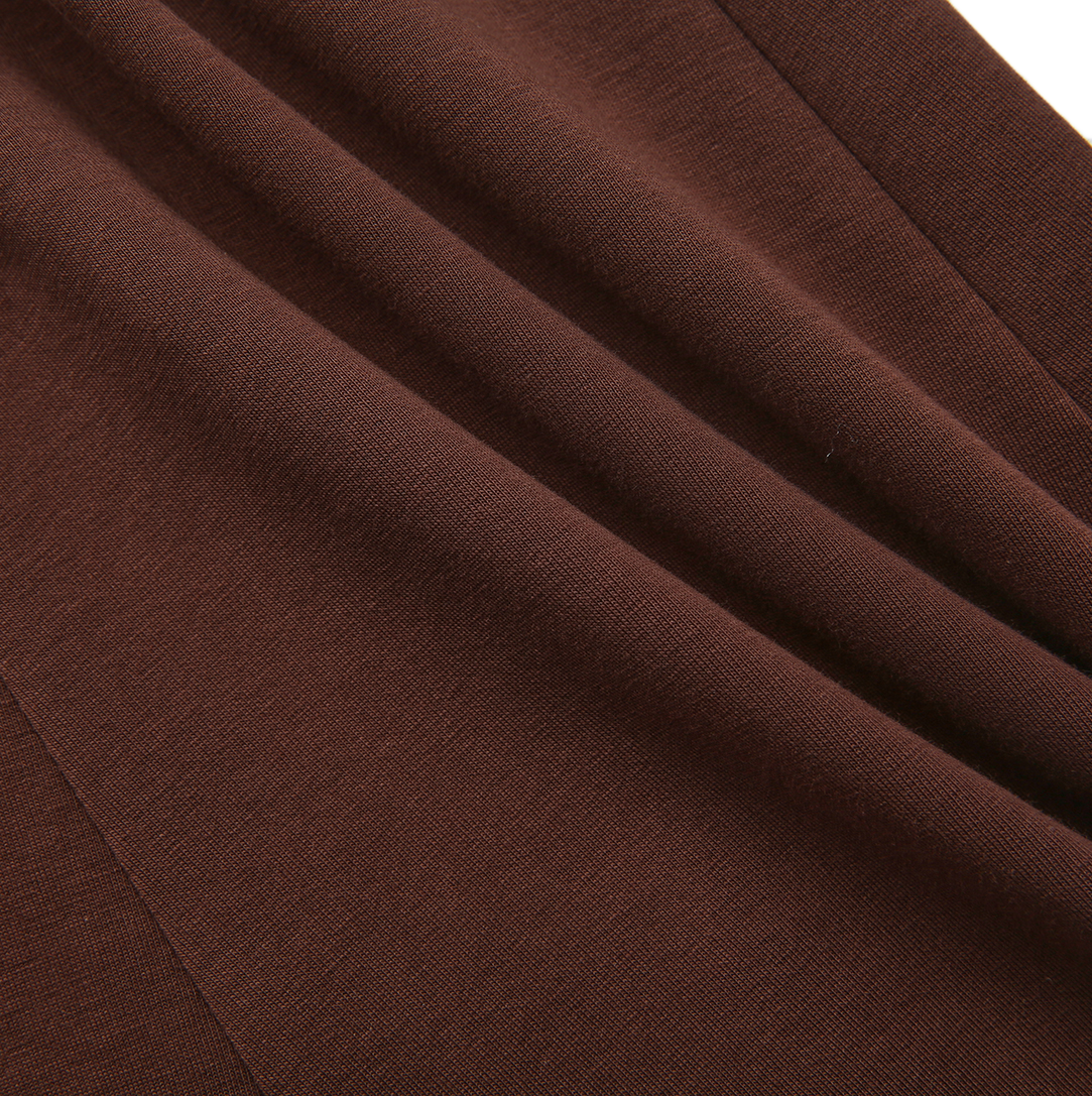 Sweatshirt Paneled Midi Skirt – C-28694