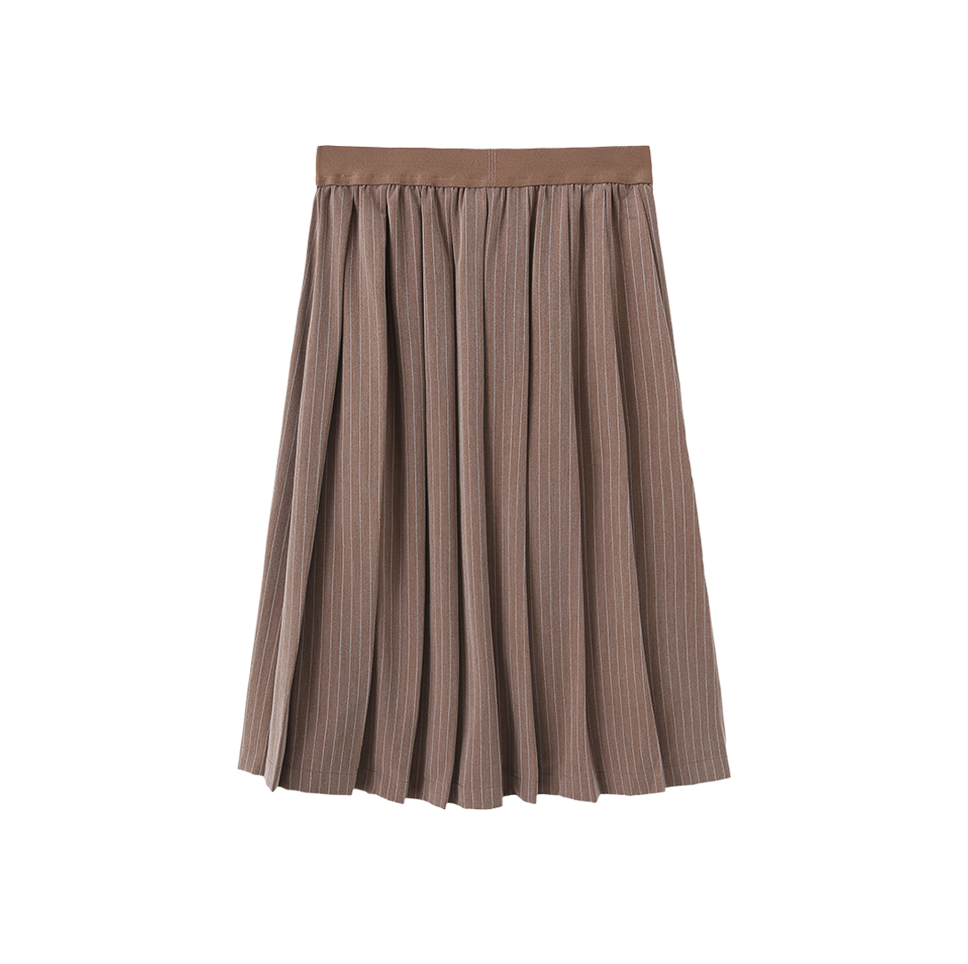 Elastic Waistband Pinstriped Skirt – C-27564