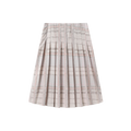 Plaid Printed Pleated Skirt – C-28008