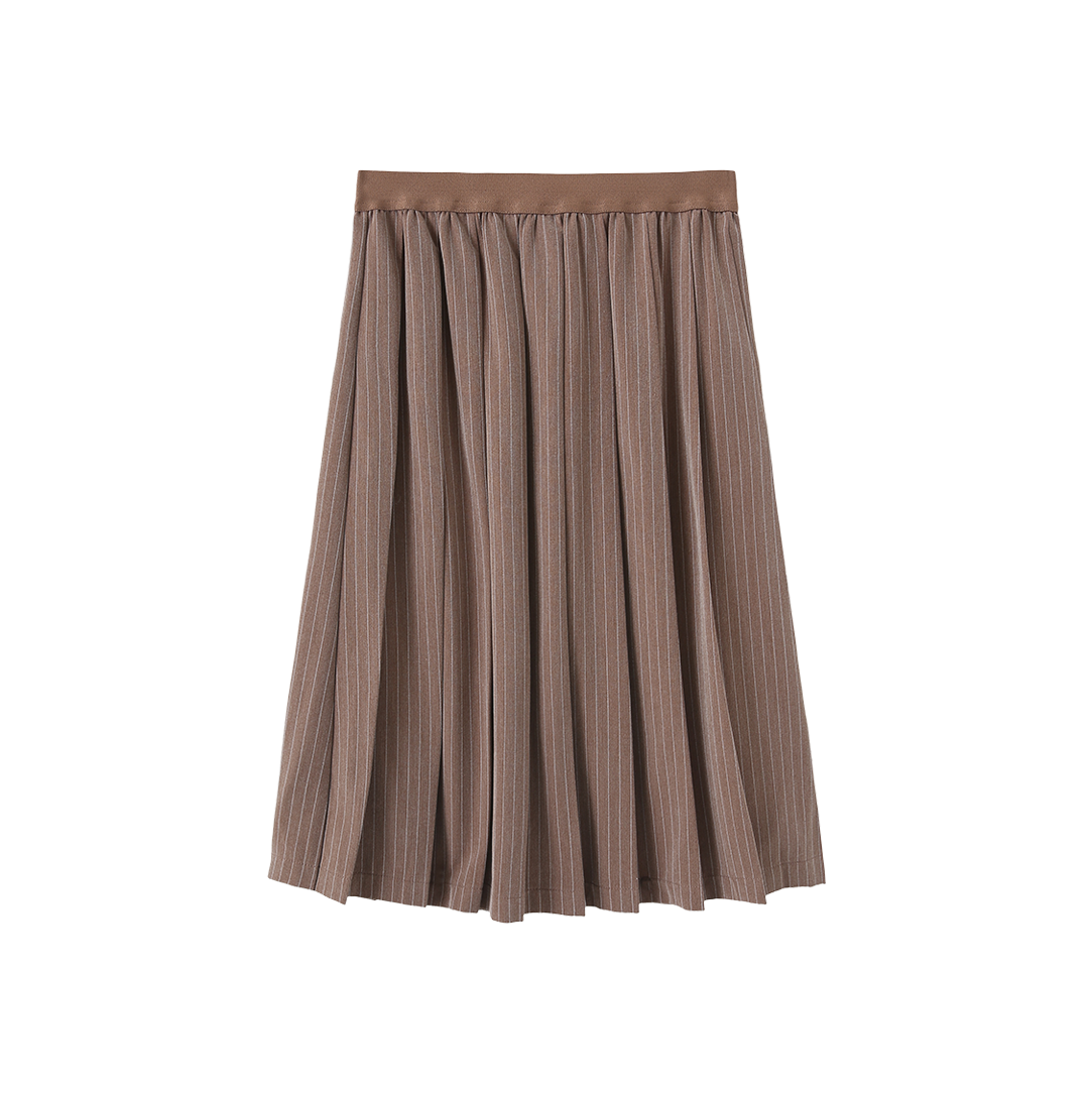 Elastic Waistband Pinstriped Skirt – C-27564