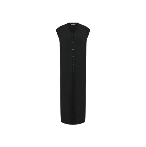 Button Down Sweater Vest Dress – W-29394