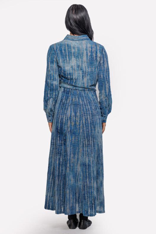 MATCHING SNAKESKIN PRINT CUT VELVET TIE FRONT TOP