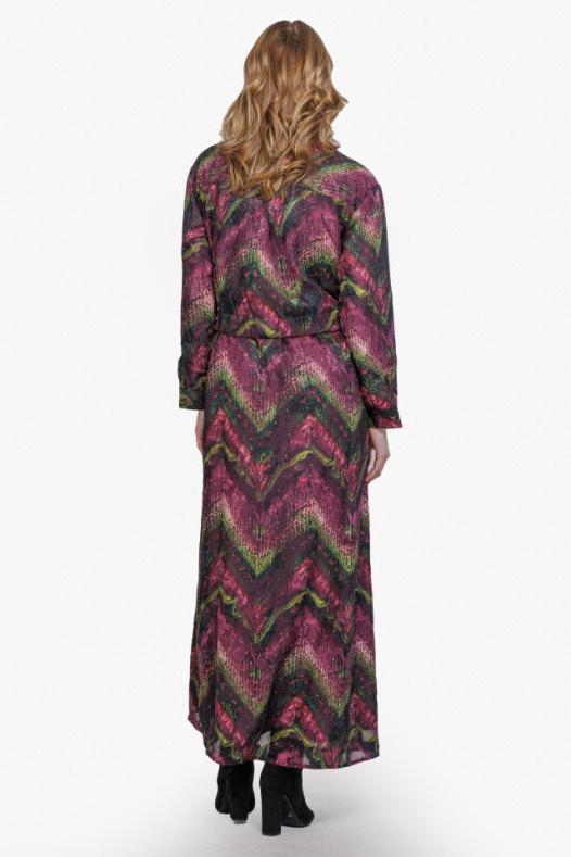 MATCHING SWEATER PRINT TIE FRONT TOP