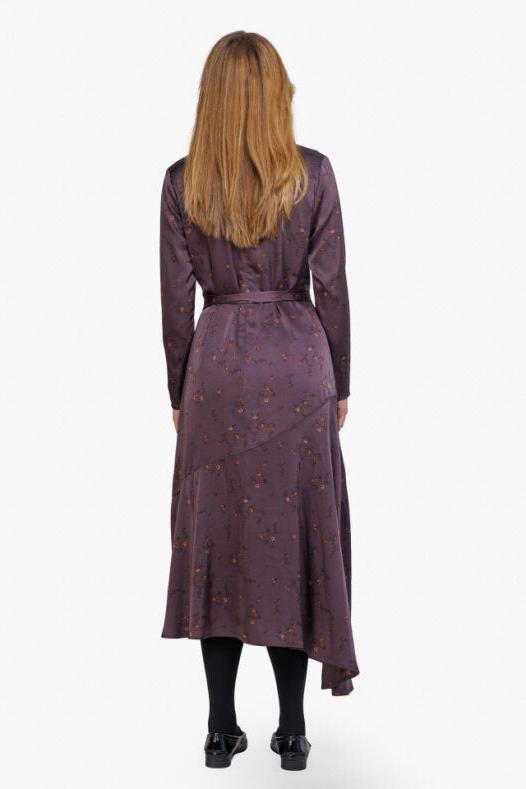 MINI FLOWER PRINT DRESS WITH NO WAIST CUT