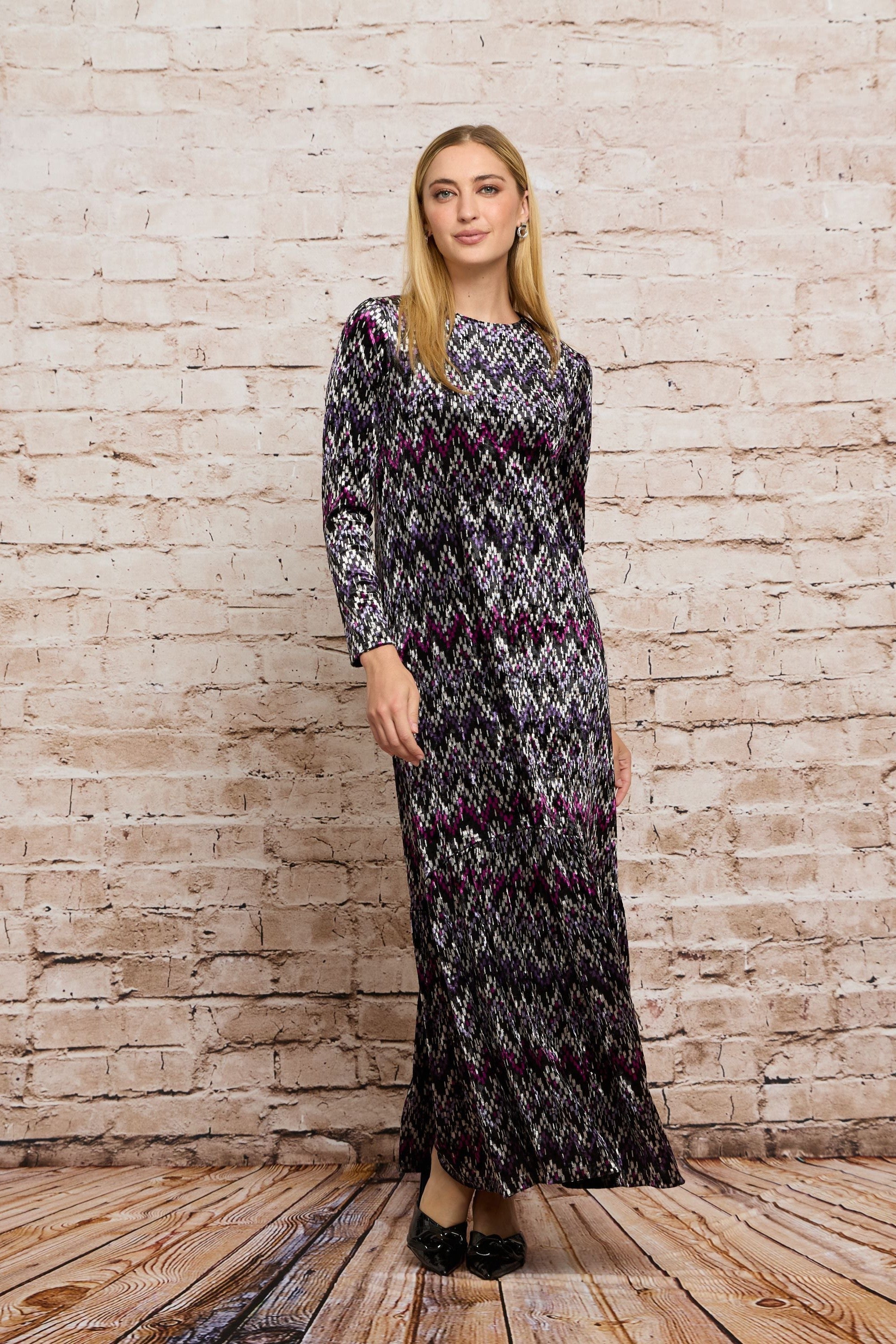 LISA MAXI JERSEY PRINT